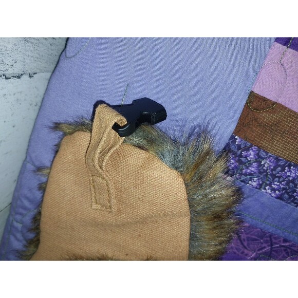 Trapper Hat Faux Fur Lined NWT Clear Creek Adult One Size Fits All Canvas Shell - Picture 5 of 11